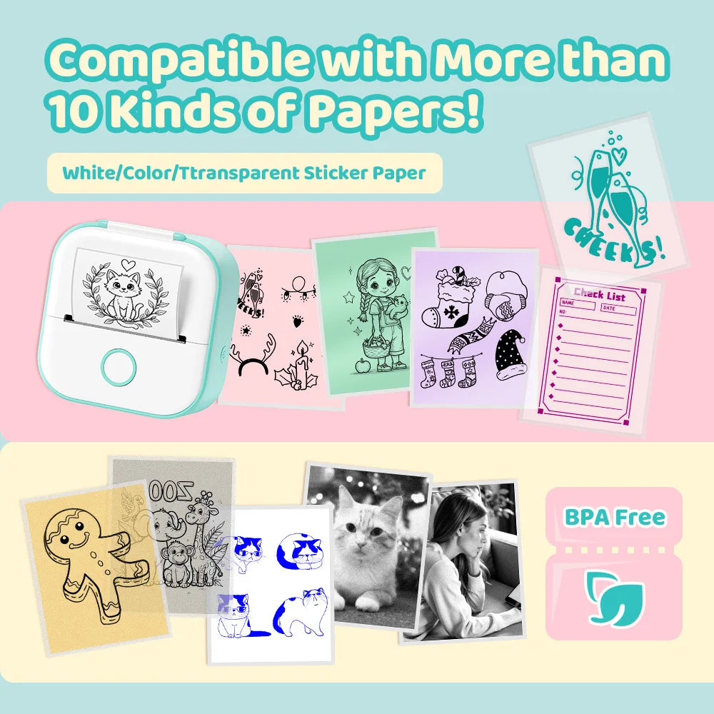 Pocket Sticker & Label Printer